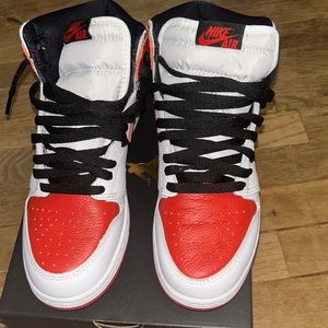 red and white jordan 1